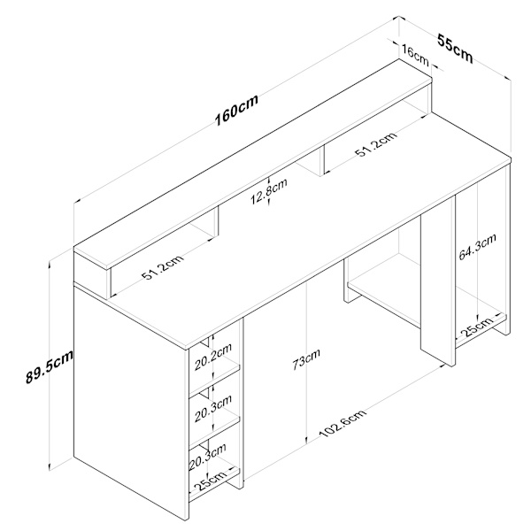 Studiebord HA110 - 2629
