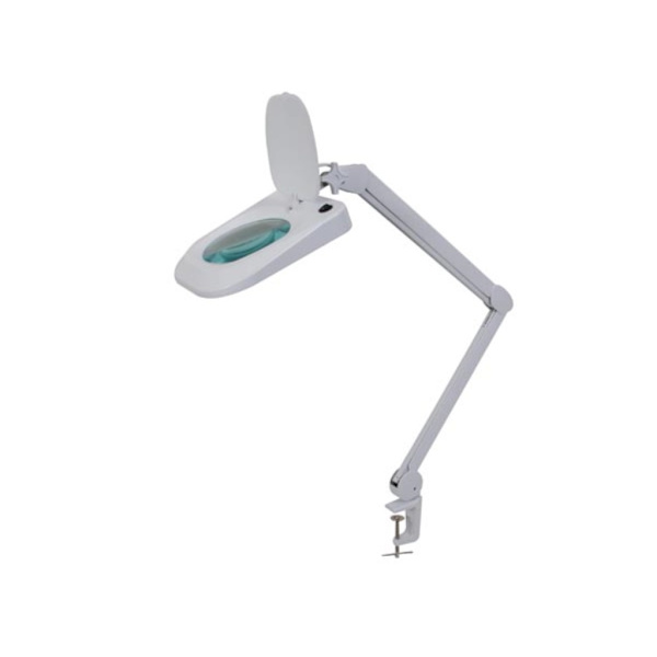 Led-pöytälamppu suurennuslasilla 5 dioptria - 10 W - 60 lediä - valkoinen