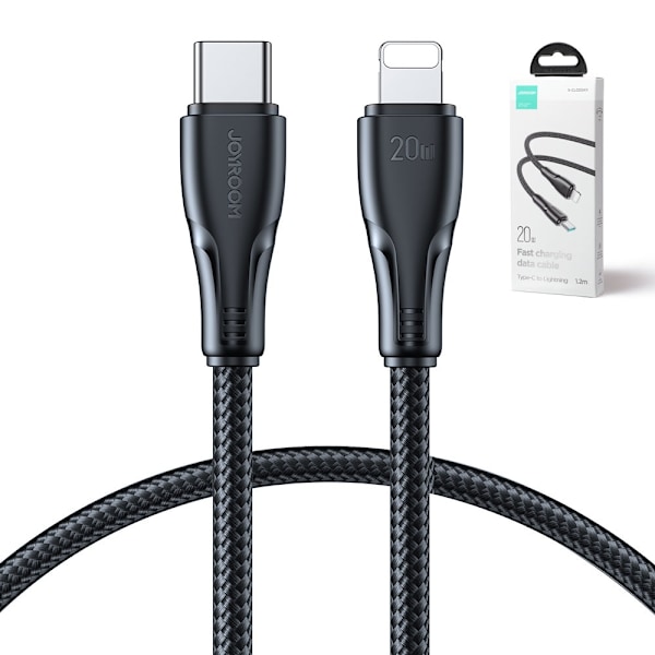 iPhone Surpass Series USB-C - Lightning-kabel 20W 1,2m svart