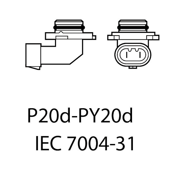 EPLH34 6000K LED POLTTUT HB3 FLIP CHIP USA 12/24V