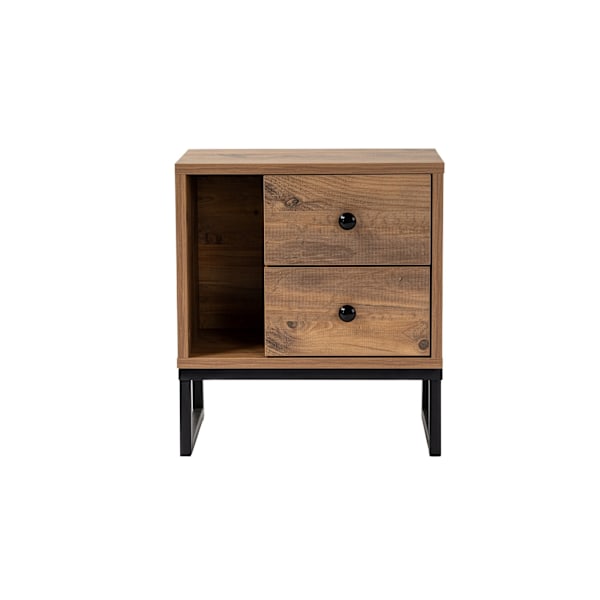 Nattduksbord Glimmer - Atlantic Pine, Black