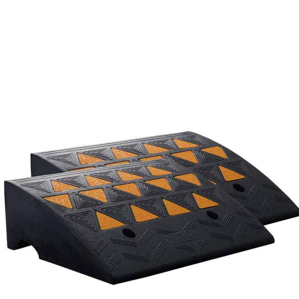 Gummikantramp 2-pack, 15 cm höjd, 15 tons kapacitet