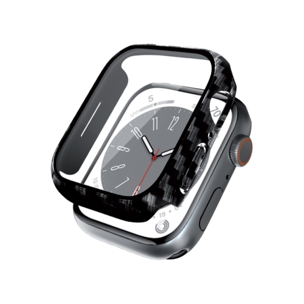 Crong Hybrid Watch Case - Etui med glas til Apple Watch 45 mm (C