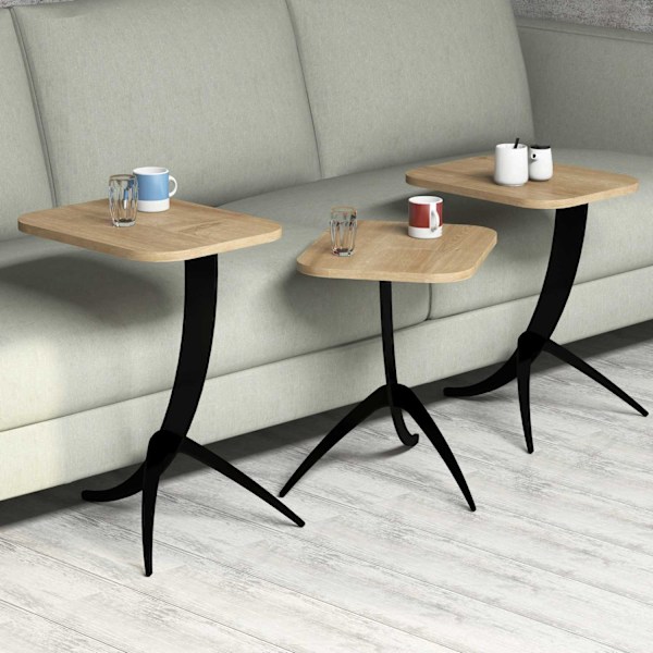 Redebord (3 stykker) Pion - Eg