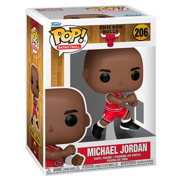NBA Chicago Bulls Michael Jordan Popfigur, 4-tommer samleobjekt