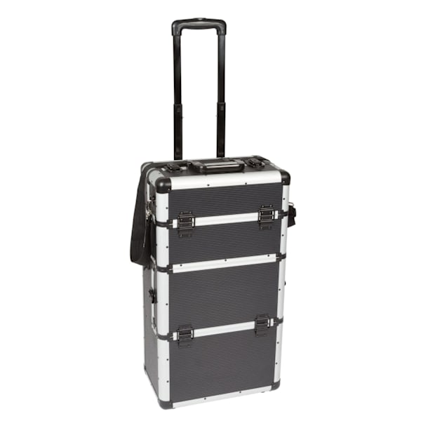 Aluminium Trolley Case - 370 X 225 X 670 Mm - 66,9 L - Sort