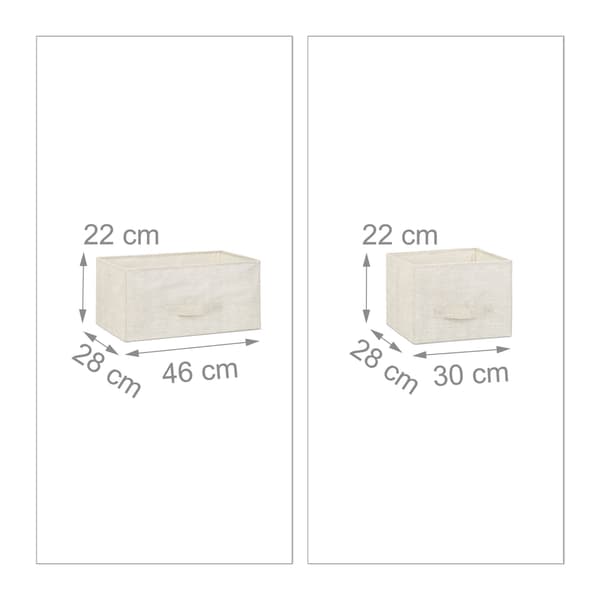 Hyllsystem olika varianter beige