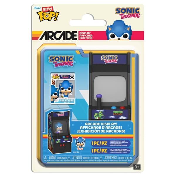 Sonic the Hedgehog Bitty POP-figur - samleobjekt i arkadestil
