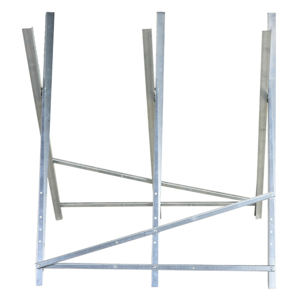 Moottorisaha sahahevonen taitettava sahan runko polttopuille hopea metalli 83 x 83 x 79 cm