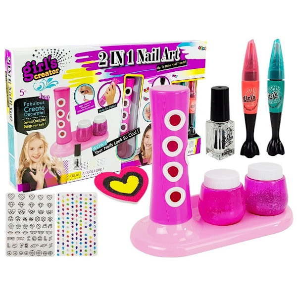 Kids Nail Art Kit: Glitter, Stickers & Precision Pen Fun