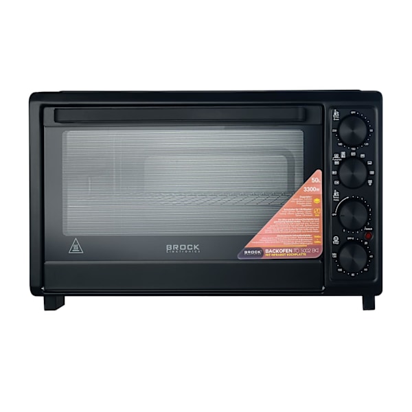 Ugn med kokplatta TO 5002 BKI 50L, 1800W