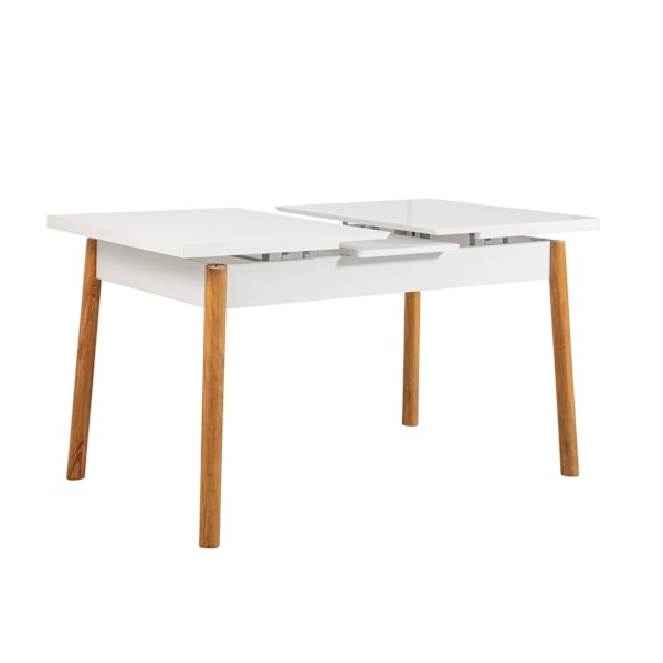 Utdragbart matbord Santiago Masa Atlantic White