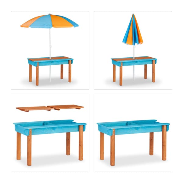 Picnicbord til børn med parasol