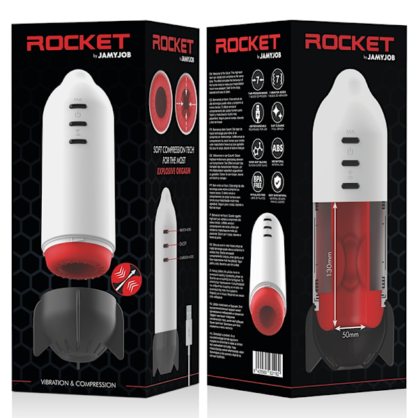 Jamyjob - Rocket Masturbator Soft Compression Tech And Vibration