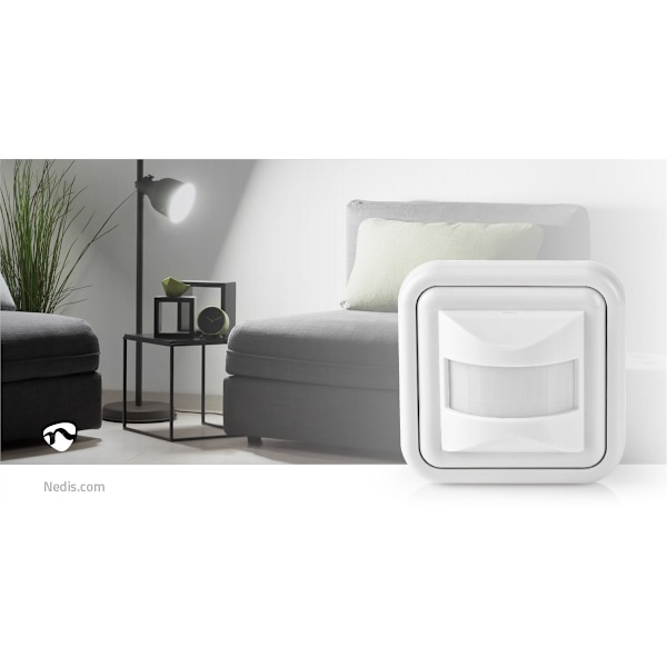 Rörelsedetektor | Inomhus | 2-wire / 3-Wire | Typ F (CEE 7/7) | 160 ° | 5 - 200 W | 200 W | 500 W | 3 - 2000 Lux | Sensorteknik: PIR | Sensor räckvidd