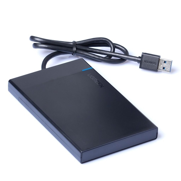 Ugreen Adapterhus til SATA 2.5" USB 3.0 diskdrev - Sort Sort