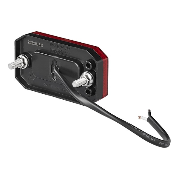 Takavalot 12/24V punainen 80 x 44 mm LED
