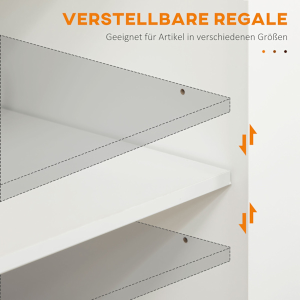 Serveringsvogn Køkkenvogn Med Bordplade, Krydderihylde, Håndklædeholder, Hvid, 109X40X89Cm Til Stue & Spisestue