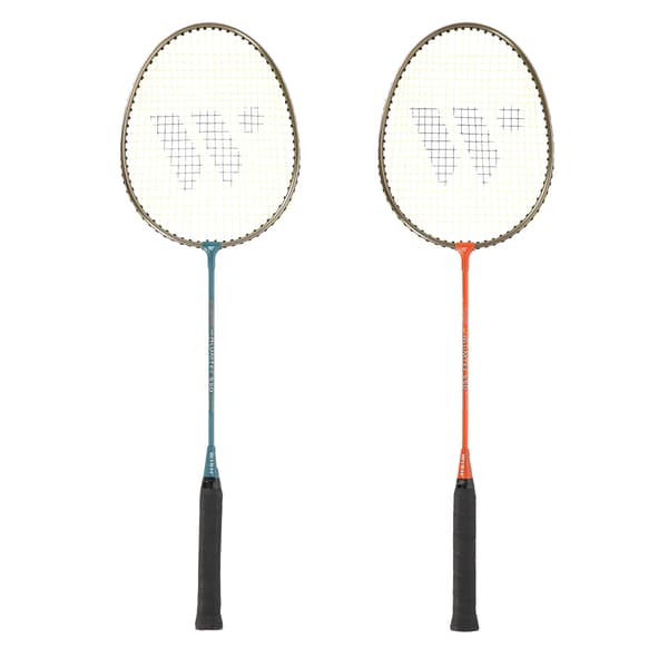 Badmintonset – 2 racketar, fjäderbollar ingår