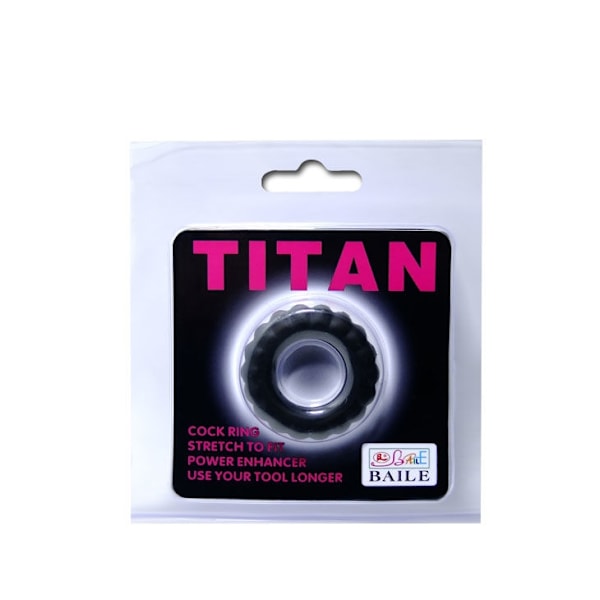 Baile - Titan Cockring Svart 2 Cm