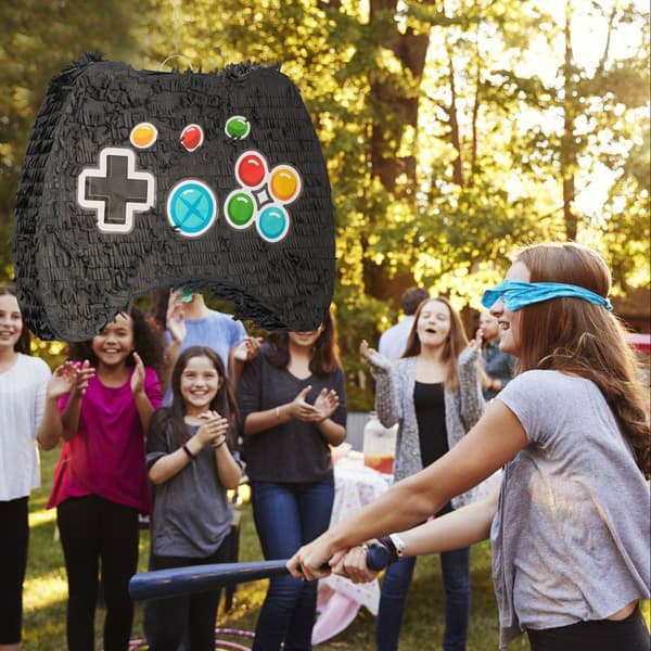 Controller Piñata-sæt med pind og øjenmaske