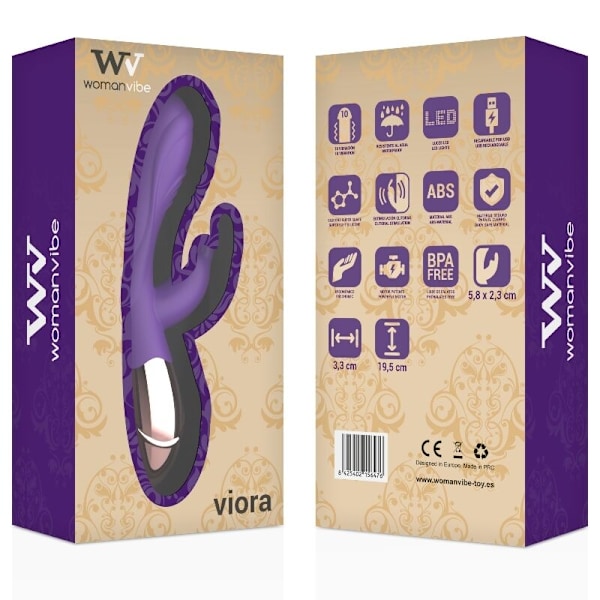 Womanvibe - Viora uppladdningsbar silikonvibrator