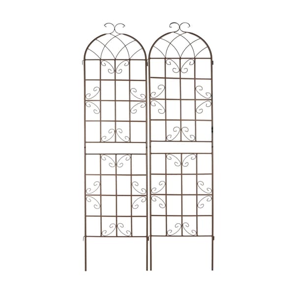 Spaljé 220 cm set om 2 bruna