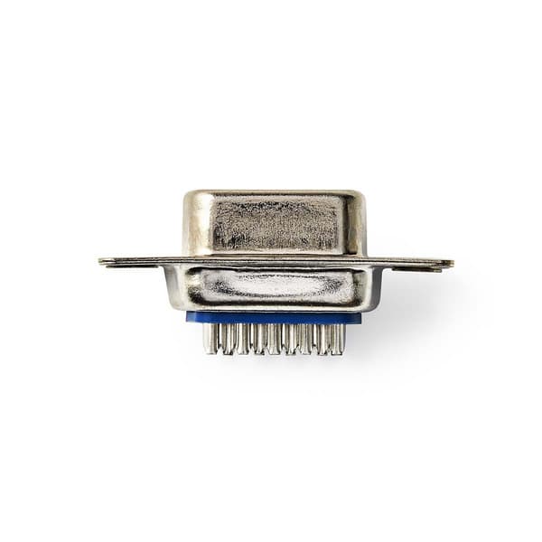 D-Sub chassimontering | D-SUB 9-Pin Hona | Silver | Låda