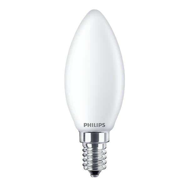 2 kpl LED E14 Crown 40W Frost 470lm