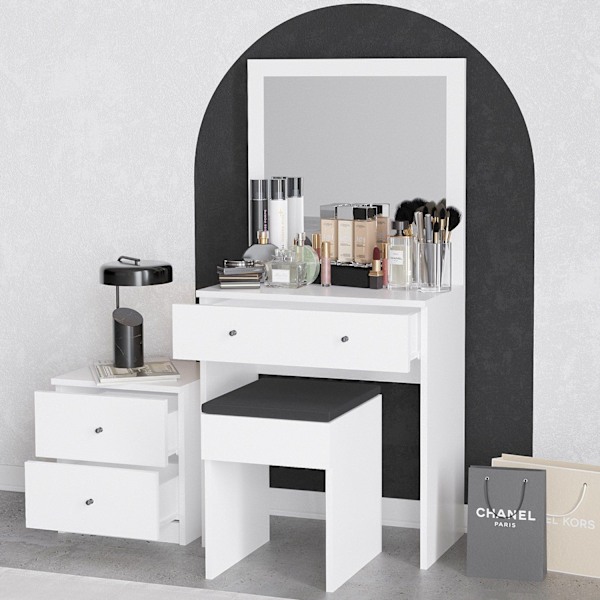 Sminkbord Nice - Vit