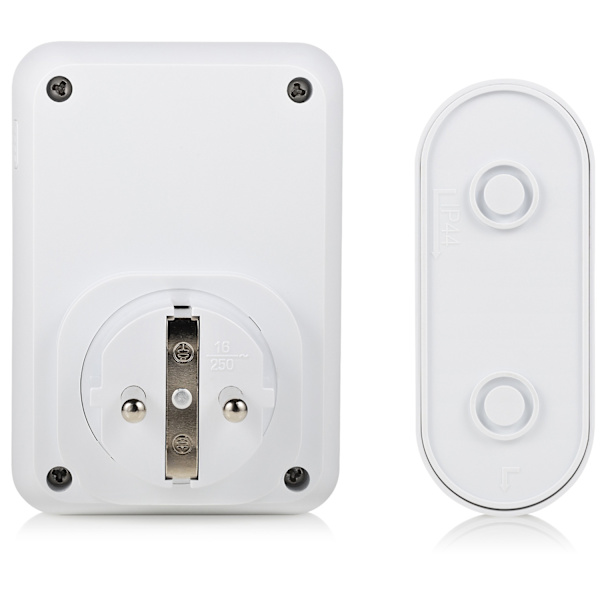 Trådlös dörrklocka Plug-in 230V