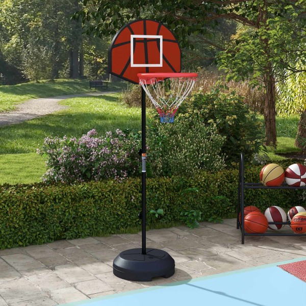 Basketbågeställ Höjdjusterbart Basketställ Magnetisk Darttavla 129-179Cm