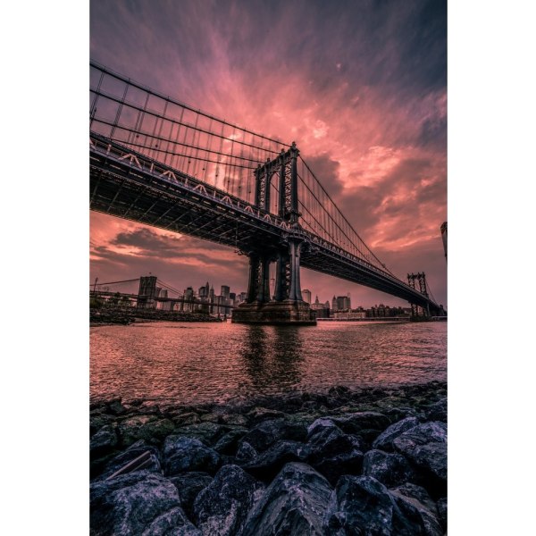 Manhattan Bridge Wide Angle - 50x70 cm