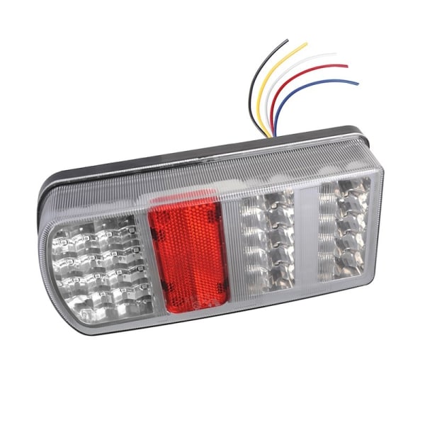 Baglygte 5 funktioner 225x105mm 43LED tilbage i blister