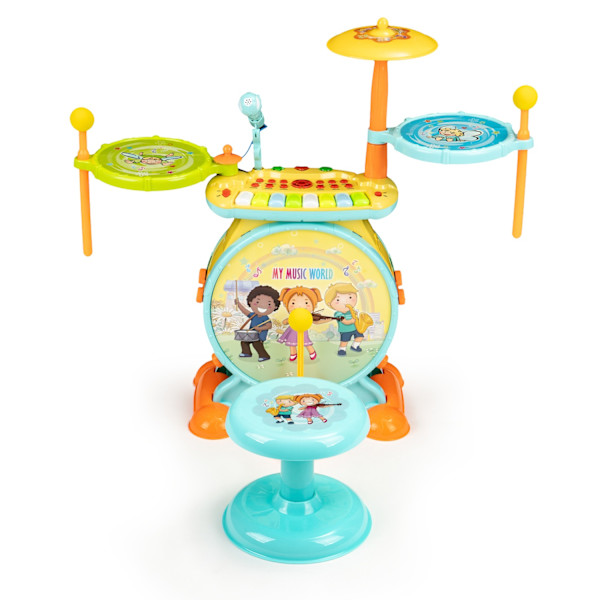 Orgeltrummor 2in1 karaokemikrofon mp3 LED