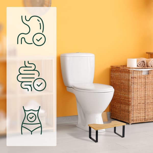 WC-istuin bambua ja metallia