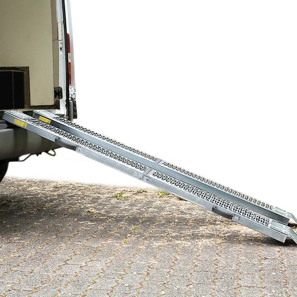 Kraftige, foldbare læsseramper, 2 stk., 400 kg kapacitet