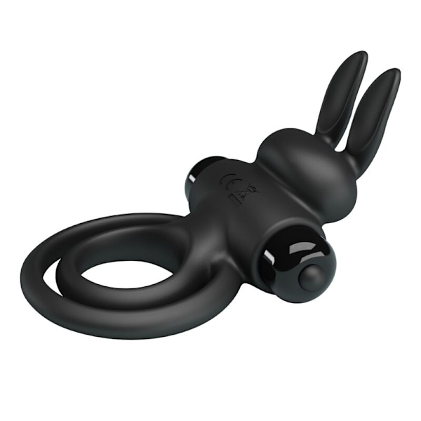 Pretty Love - Vibrator Iii Rabbit Ring mustalle penikselle