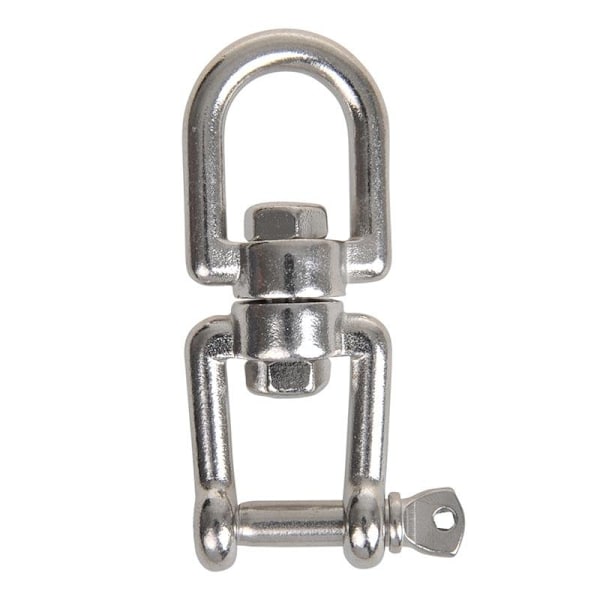 Svingbøjle 8mm. RVS AISI 316. øje - gaffel. 2.500 daN