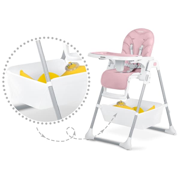 Rosa Matstol för Barn Ricokids Tulo