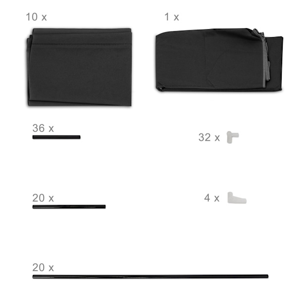 Sko garderobe VALENTIN høj