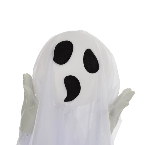 Halloweendekoration – 3 lysande spöken, rörelsesensor, 54x10x60 cm