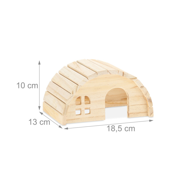 Hamsterhus i træ