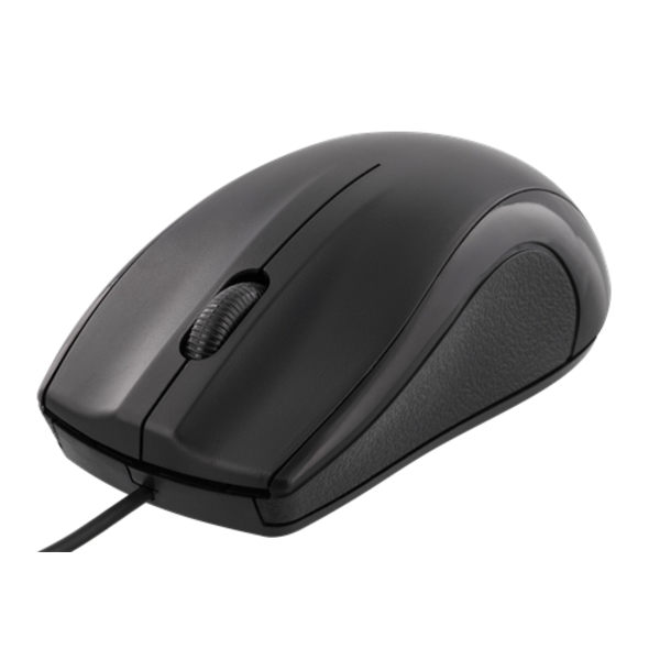DELTACO optisk minimus, 1200 DPI, 125 Hz - Svart Svart