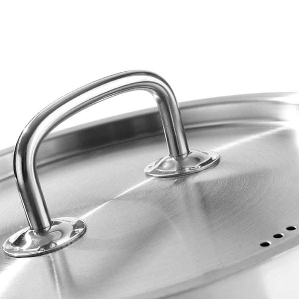 Kitchen Line medelstor gryta med lock 3,5 l dia. 200 x 115 h - Hendi 836200