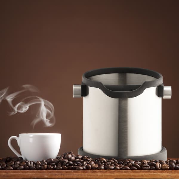Knock Box til kaffegrums