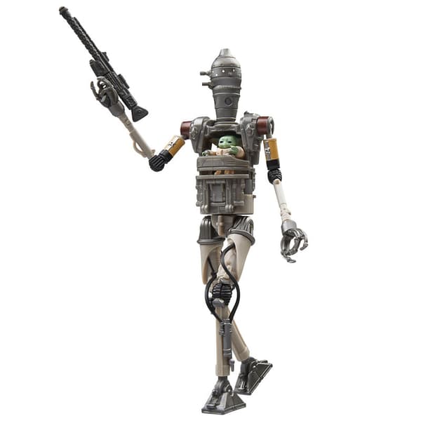 Mandalorian IG-12 Grogu & Anzellan figur, 9,5 cm lång