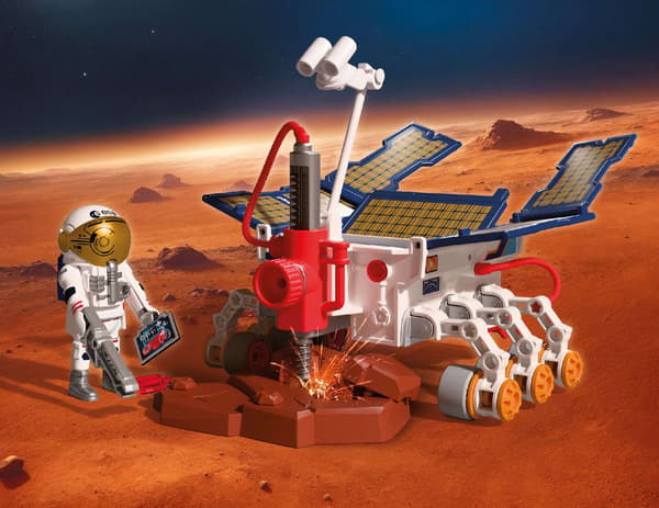 Mars Exploration Rover-legetøj med boremaskine og kameraer