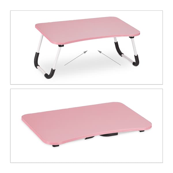 Rosa laptopbord