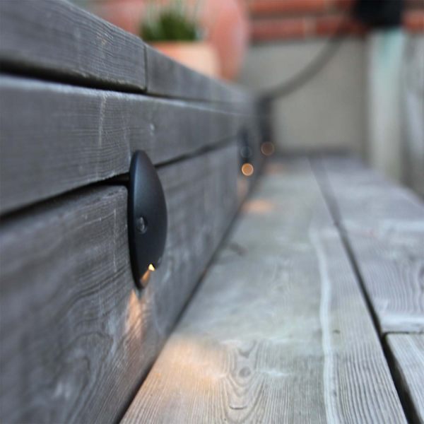 Zenit Væg/terrasse armatur Sort